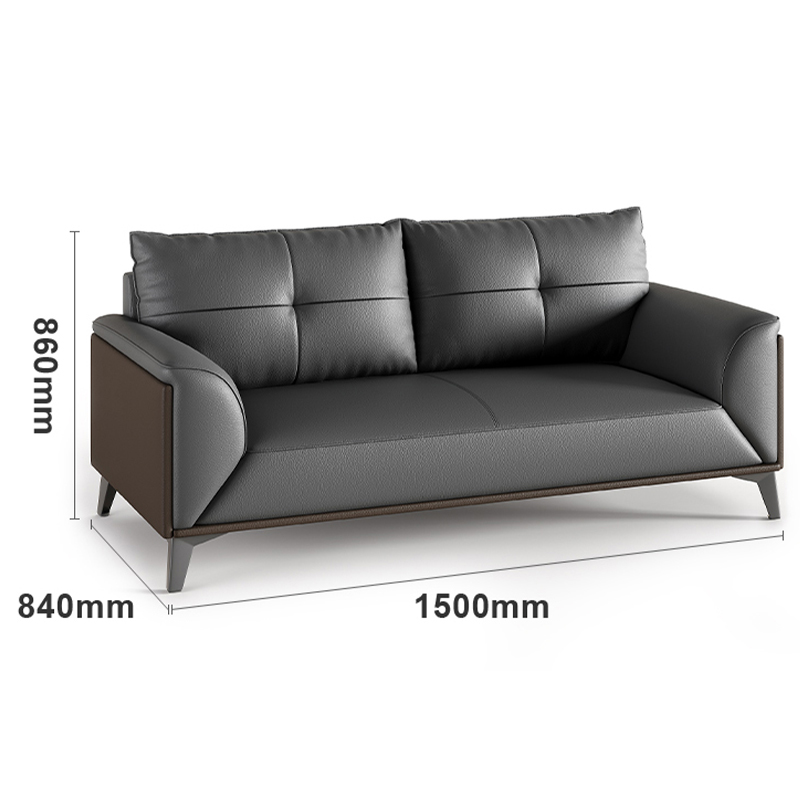 鑫睿辉 简约双人沙发 150*84*86cm 张高清大图