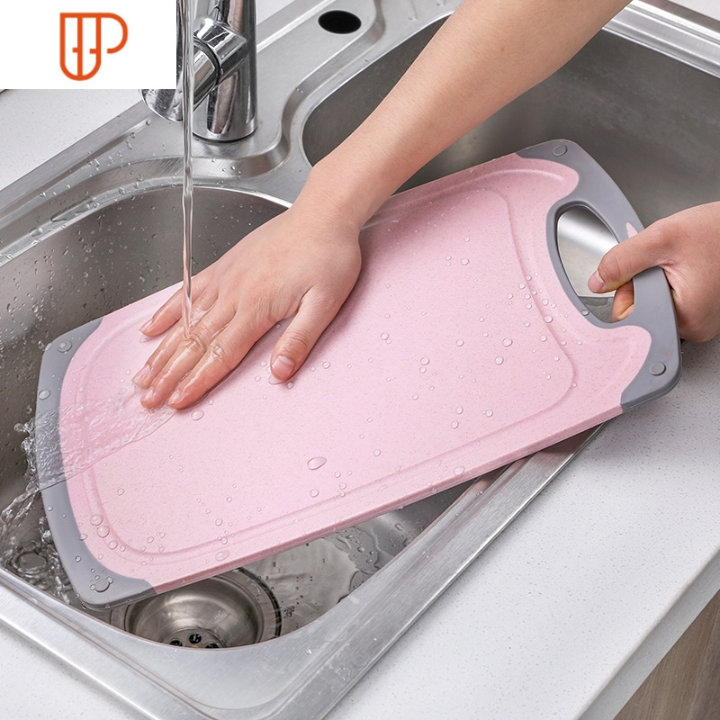 家用秸秆切菜板子砧板粘板厨房刀板塑料擀面板水果案板菜板国泰家和