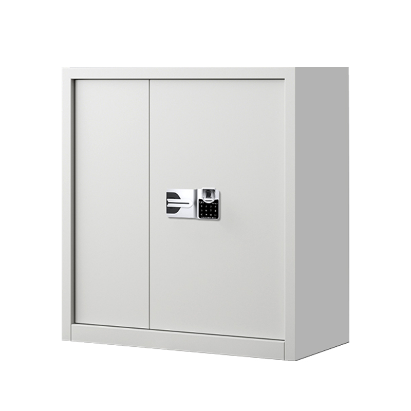 东升顺指纹电子保密柜钢制密码文件柜档案柜办公柜矮柜保密资料柜单节白色国保指纹高清大图