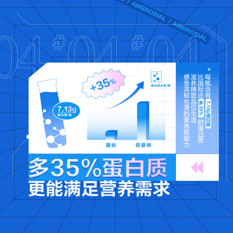 [6月]伊利 安慕希高端原味瓶装酸牛奶230g*10瓶/箱 高端畅饮高清大图