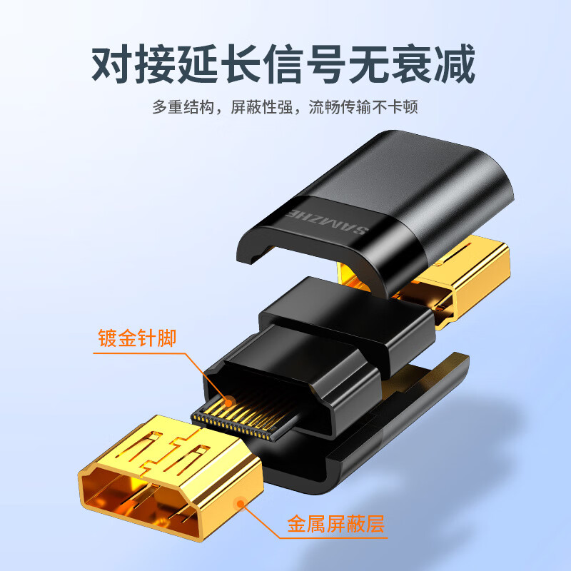 山泽(SAMZHE)HFD-02 HDMI延长器高清大图