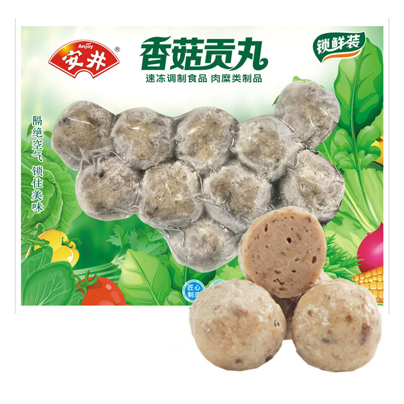 安井 锁鲜装香菇贡丸150g 火锅丸子火锅关东煮麻辣烫食材