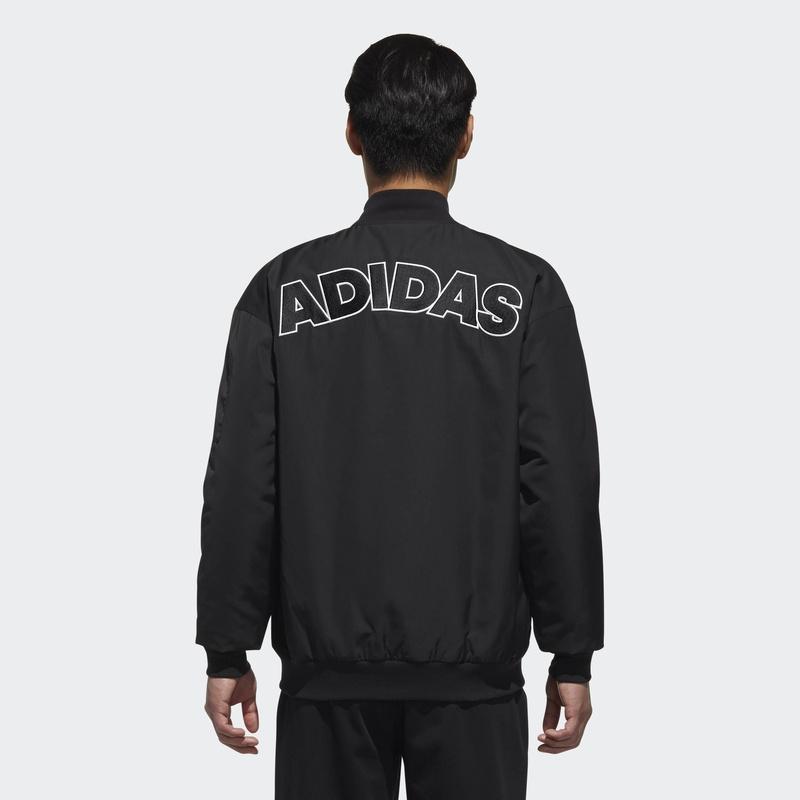【自营】adidas阿迪达斯NEO男装V领保暖运动休闲棉服DM4208 3XL DM4208黑色