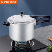 苏泊尔(Supor)铝合金大容量7.5L压力锅高压锅节能省时安全阀燃气磁炉通用 YH24E4 24cm 赠硅胶汤勺