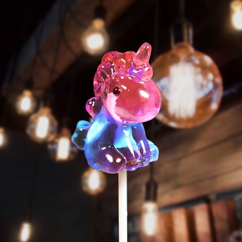 创意手工梦幻软萌少女心独角兽棒棒糖情人节星空糖果送女朋友礼物