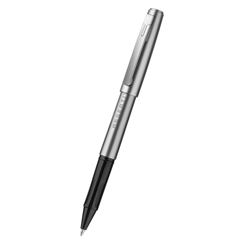 齐心 GP168 低重心商务签字笔 子弹头 0.7mm 黑 12支装高清大图