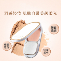 蜜丝佛陀闪耀小白盒臻白粉饼自然白 持久定妆遮瑕防晒控油保湿干湿两用