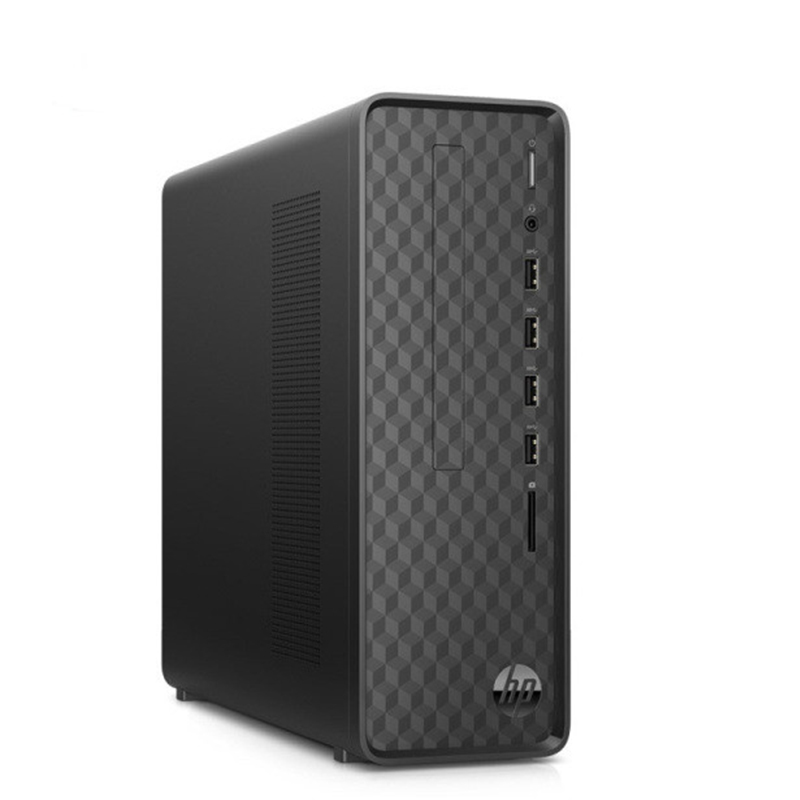 惠普 i3-10100 8G 512SSD 标配有线键鼠主机+23.8英寸IPS高清显示器电脑办公套装