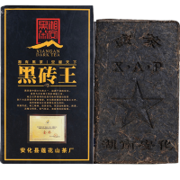 湖南安化黑茶叶 黑砖王600g 茯砖茯茶金花茯砖茶伏砖