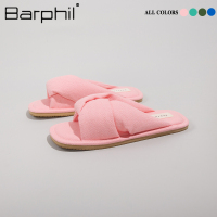 Barphil拖鞋女室内家居2023秋冬季新款外穿厚底防滑情侣款棉拖鞋