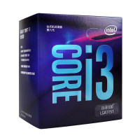 Intel/英特尔 i3 8100 酷睿8代CPU 四核心台式机电脑中文盒装处理器8100