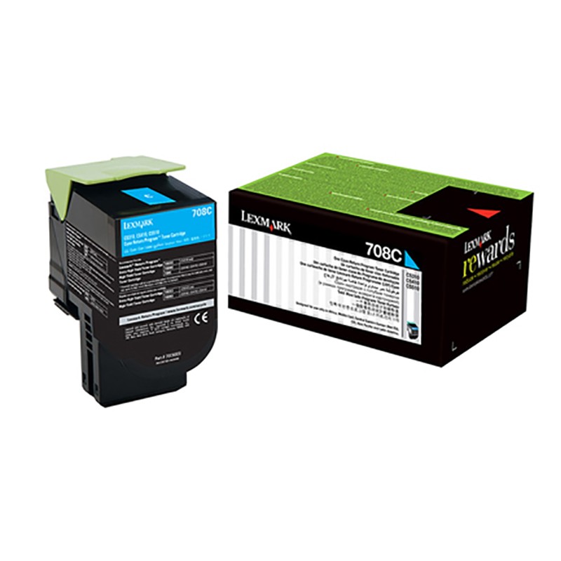 Lexmark 利盟 70C80M0红色粉盒 (适用CS/310/410/510dn机型) 约1000页高清大图
