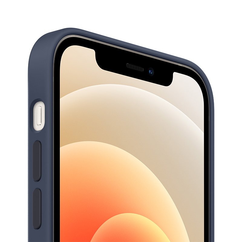 Apple 原装 iPhone 12 | 12 Pro MagSafe硅胶外壳 深海军蓝 12和12 Pro专用手机壳
