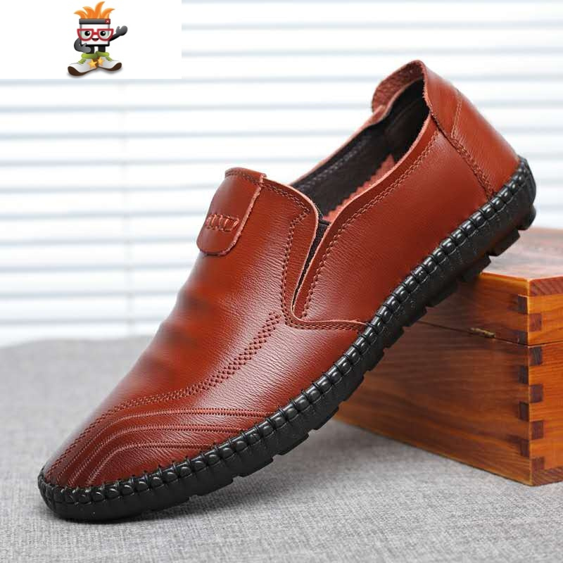 厨师鞋男防滑防水防油厨房专用鞋男生小黑鞋全黑色皮鞋上班工作鞋闪潮