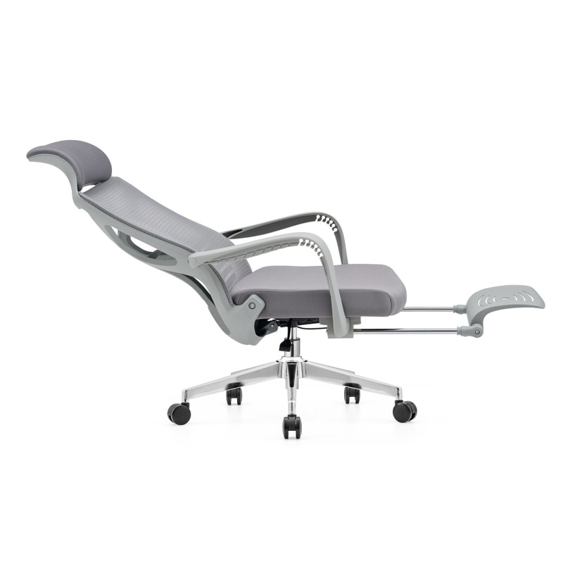 初嘉CJ-7117办公椅午休椅可躺转椅电脑椅网布椅高背职员椅 白框高清大图