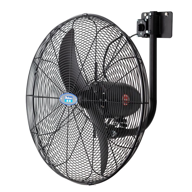 德通(Deton)工业强力风扇220V挂墙式壁挂扇可摇头三档调速工业风扇DF600-TW图片