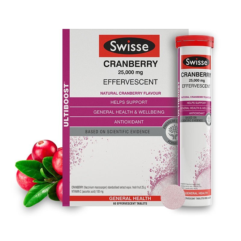 WQMD Swisse蔓越莓泡腾片(固体饮料)60片