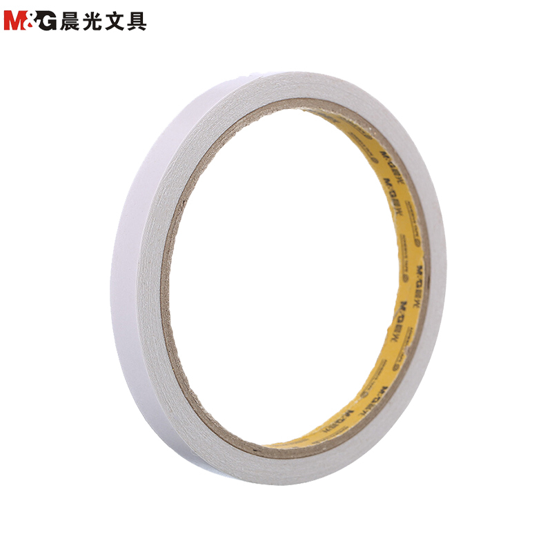 晨光(M&G)AJD97395棉纸双面胶带12mm*10y (单位:卷)文具胶带 双面胶两面胶 胶纸胶卷胶带
