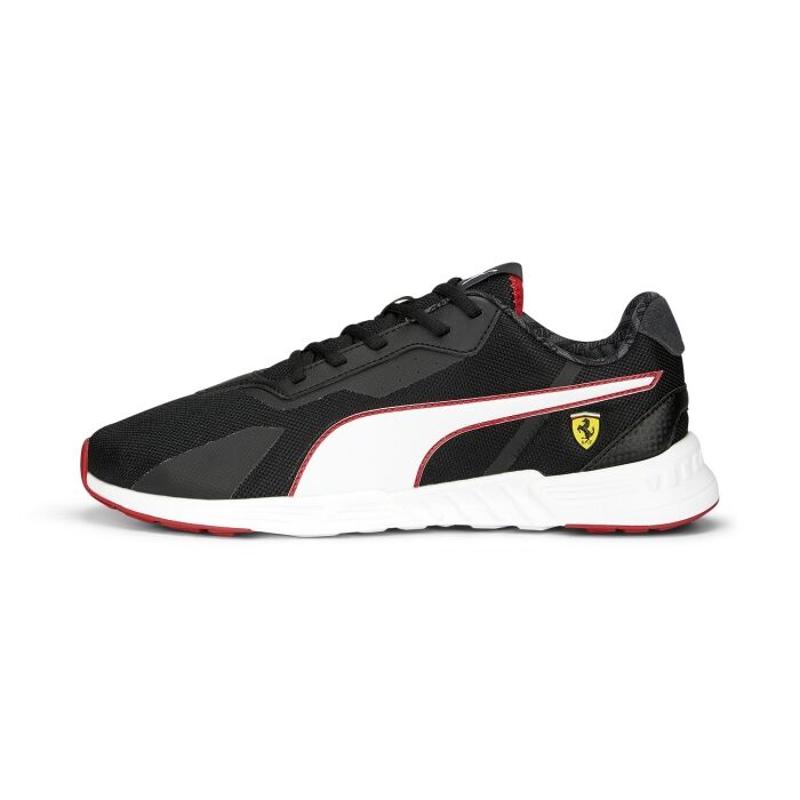 彪马(Puma)运动潮流透气舒适休闲训练鞋男 Ferrar高性能时尚跑鞋 black_(black_/_white_/_red) 40.5