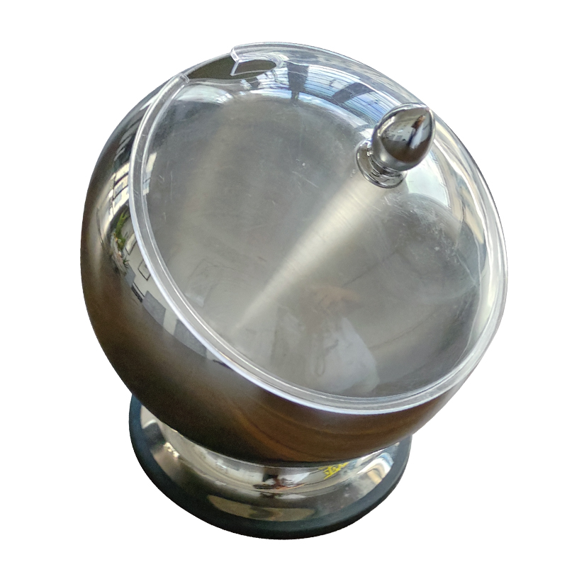 金迪乐不锈钢斜口碗自助餐火锅店调料碗罐高清大图