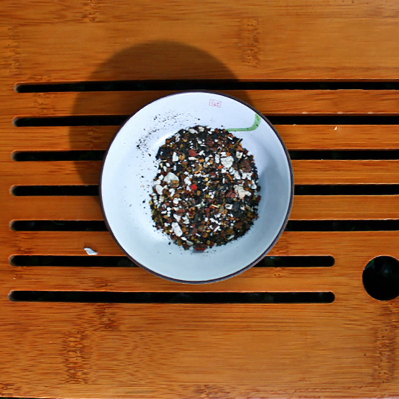 香港广元堂 五宝茶90克铁盒装(3克*30袋)花草茶 杜仲雄花茯苓桂子茶