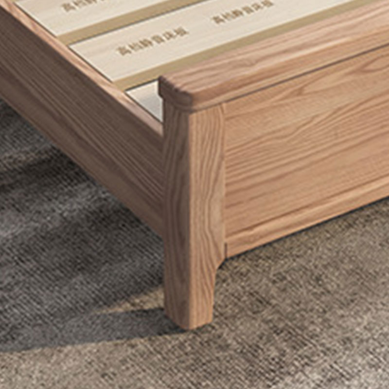 中豫鑫泽 ZYXZ4022717简约白蜡木实木床原木风单人床1.5米高清大图