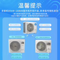 美的中央空调4匹一拖三 变频小多联机厨房空调MDS-H100W-A(E1)一拖三