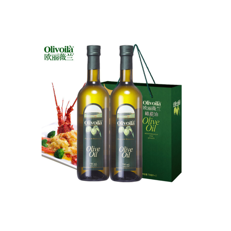 欧丽薇兰 橄榄油礼盒750ml*2瓶