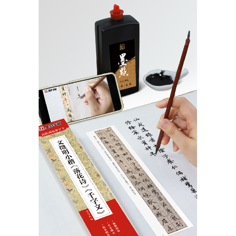 醉染图书文徵明小楷《落花诗》《千字文》9787540158521高清大图