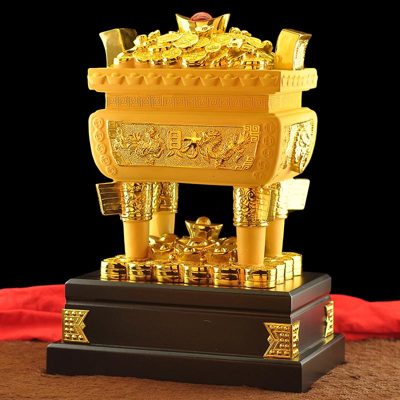 美帮汇宝鼎摆件大号家居工艺品 开业乔迁礼品 办公室装饰品摆设高清大图