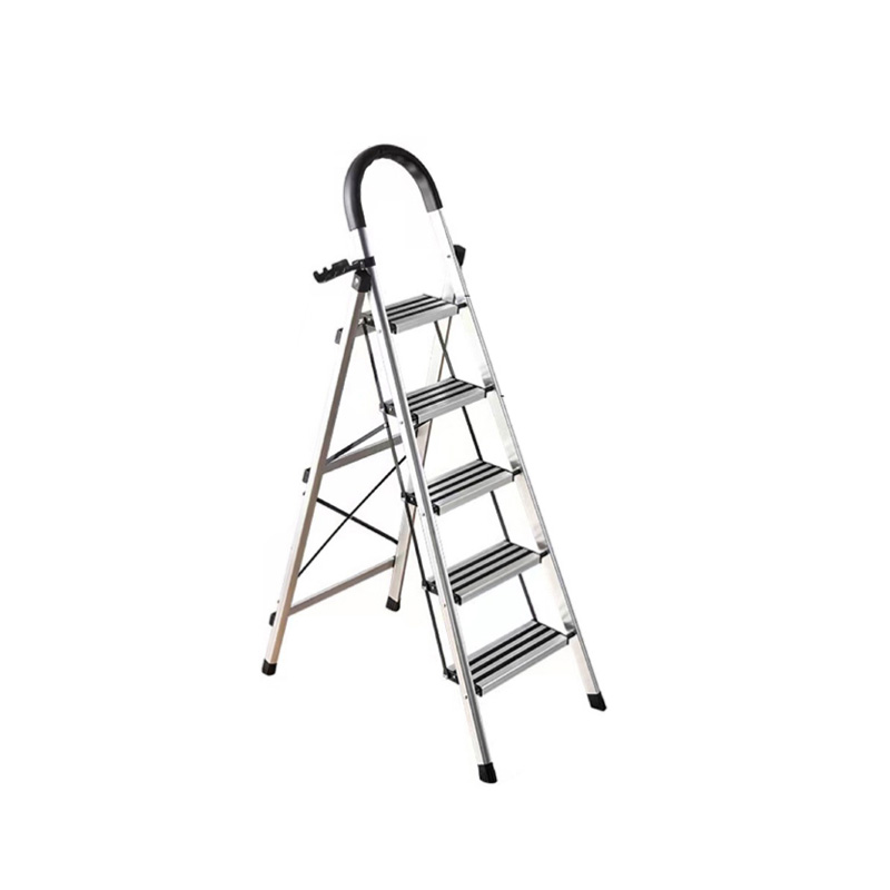 斯赞 铝合金折叠爬梯 五步 把