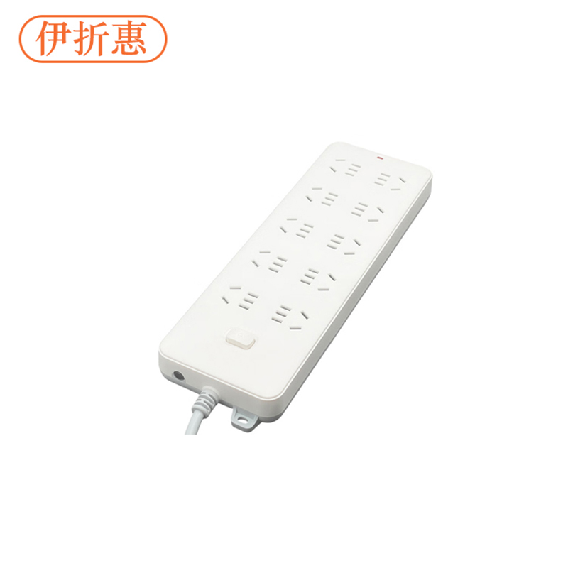 伊折惠 YZHGW-0912 5米10插 接线板 (计价单位:个) 白色高清大图
