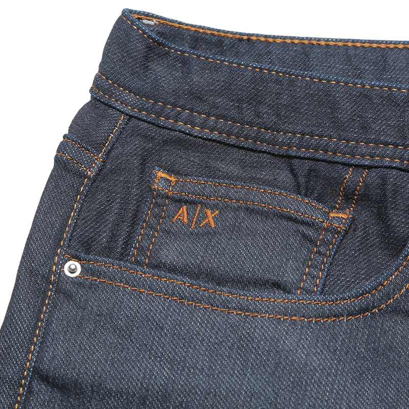 阿玛尼armaniexchange男士棉质修身版休闲牛仔裤长裤3lzj13z3p6z
