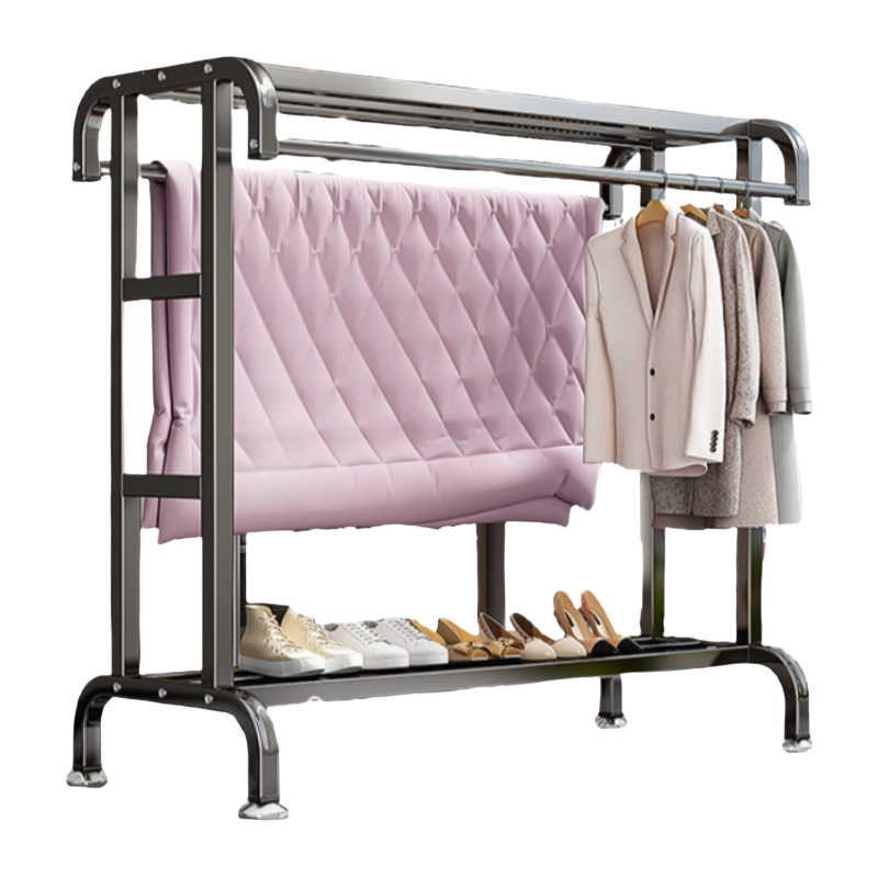 金属阳台晾衣架高清大图