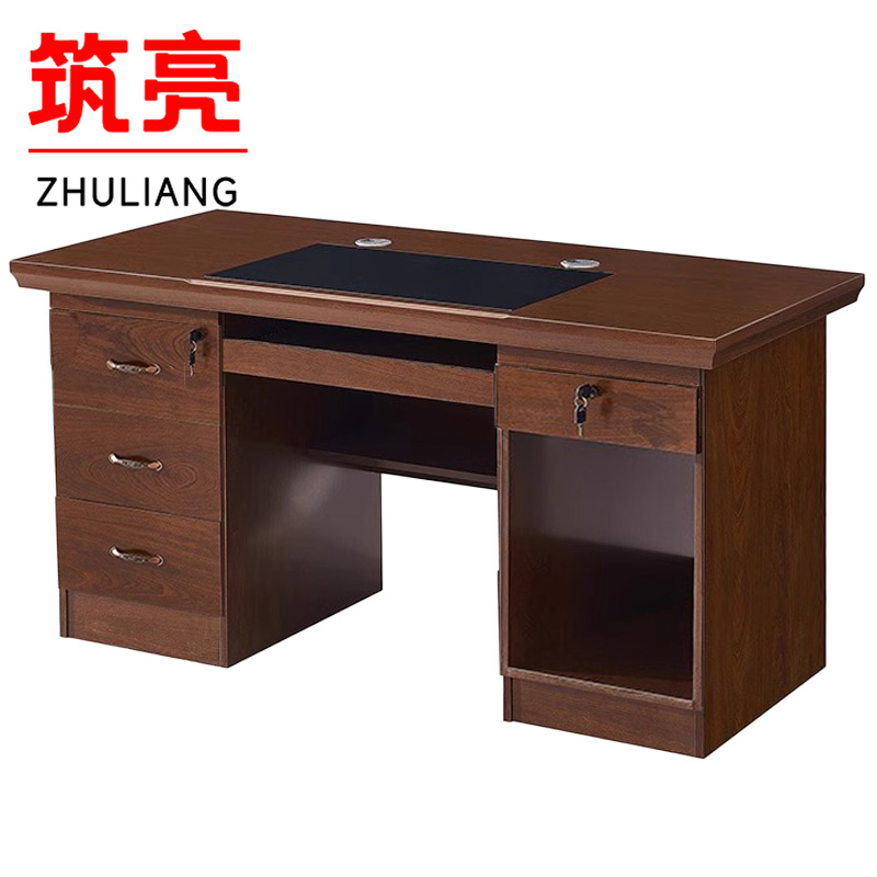 筑亮 电脑桌 1.2m四斗 张高清大图