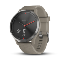 佳明 GARMIN 佳明（GARMIN）迪丽热巴同款 vivomove HR 智能通知健康指针隐藏式触摸屏智能手表50防水运动版标准号 深邃黑