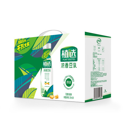 伊利植选浓香豆乳原味pet装315ml10