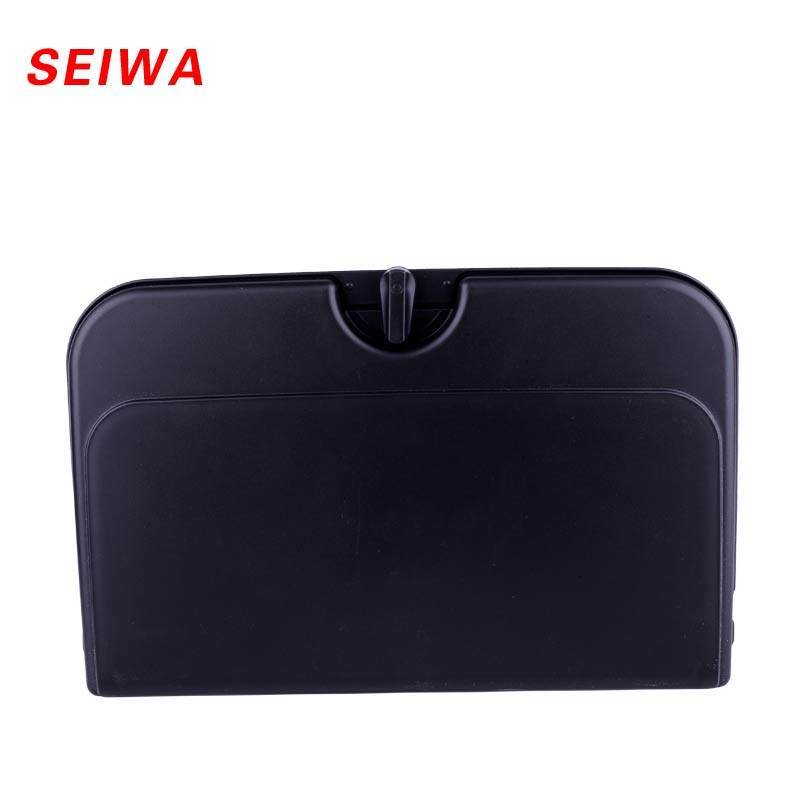 seiwa汽车用品 车载餐盘餐台车用水杯架 车用置物架 可折叠多功能汽车用品饮料架