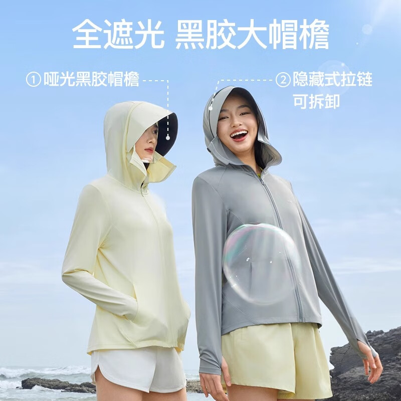 SIN SIN[戚薇同款]双抗冰皮宽松防晒衣女2025夏季薄款冰丝冰感防晒服高清大图