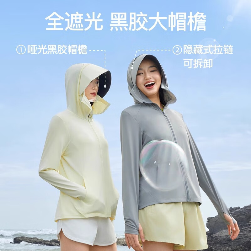SIN SIN[戚薇同款]双抗冰皮宽松防晒衣女2025夏季薄款冰丝冰感防晒服