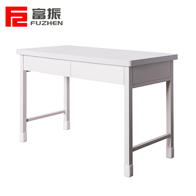 富振 办公桌学习桌钢塑二屉学习桌班用学习桌宿舍桌(定制)