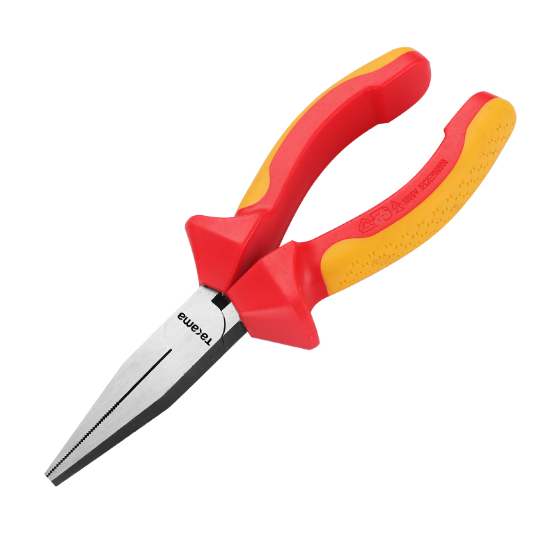 高松 takama VDE双色绝缘耐压扁嘴钳172mm*6“ v108217高清大图