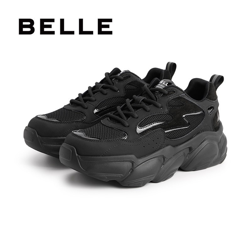 BELLE/百丽2021春新款休闲运动风厚底女老爹鞋32533AM1