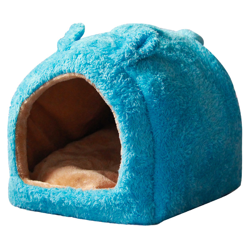 狗狗窝冬天保暖封闭式季四猫窝冬季房子型宠物小型犬通用泰迪网红视频