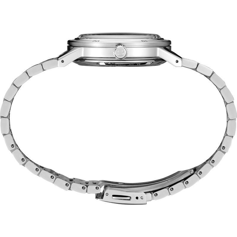 Seiko/精工日韩腕表复古设计金属表圈多层表盘自动机械表高清大图