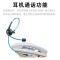 飞利浦(Philips) CORD028 电话机座机 插耳机/一键拨号/双接口/办公家用/话务/支持电脑录音接口(白色)