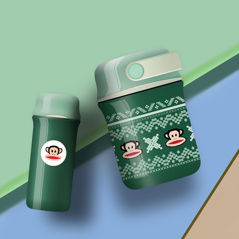[大嘴猴(Paul Frank)] Paul Frank星脉套装 保温杯焖烧杯套装 PFC720T