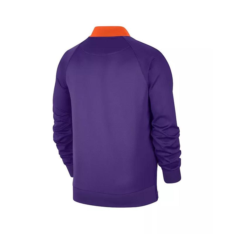 耐克(NIKE)男士紫色凤凰城太阳队城市版运动夹克防风透气耐磨ZIP高清大图