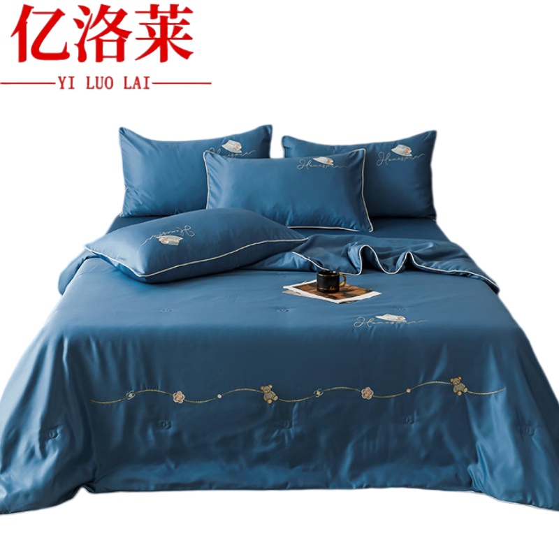 亿洛莱 夏被三件套 1.2m床 套高清大图