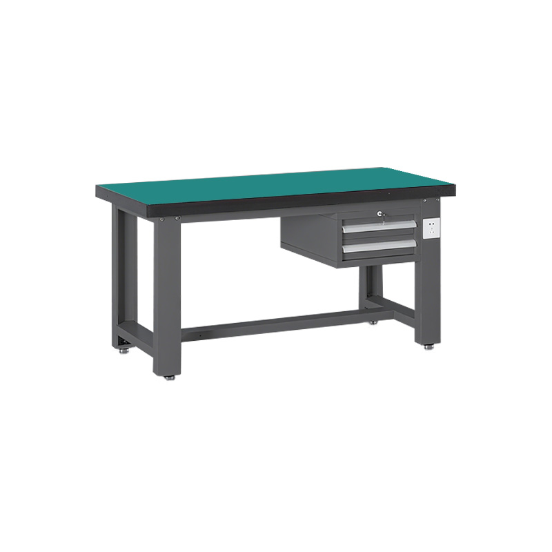 臻远 ZY5073008 重型工作台 吊二抽 2100*750*800mm